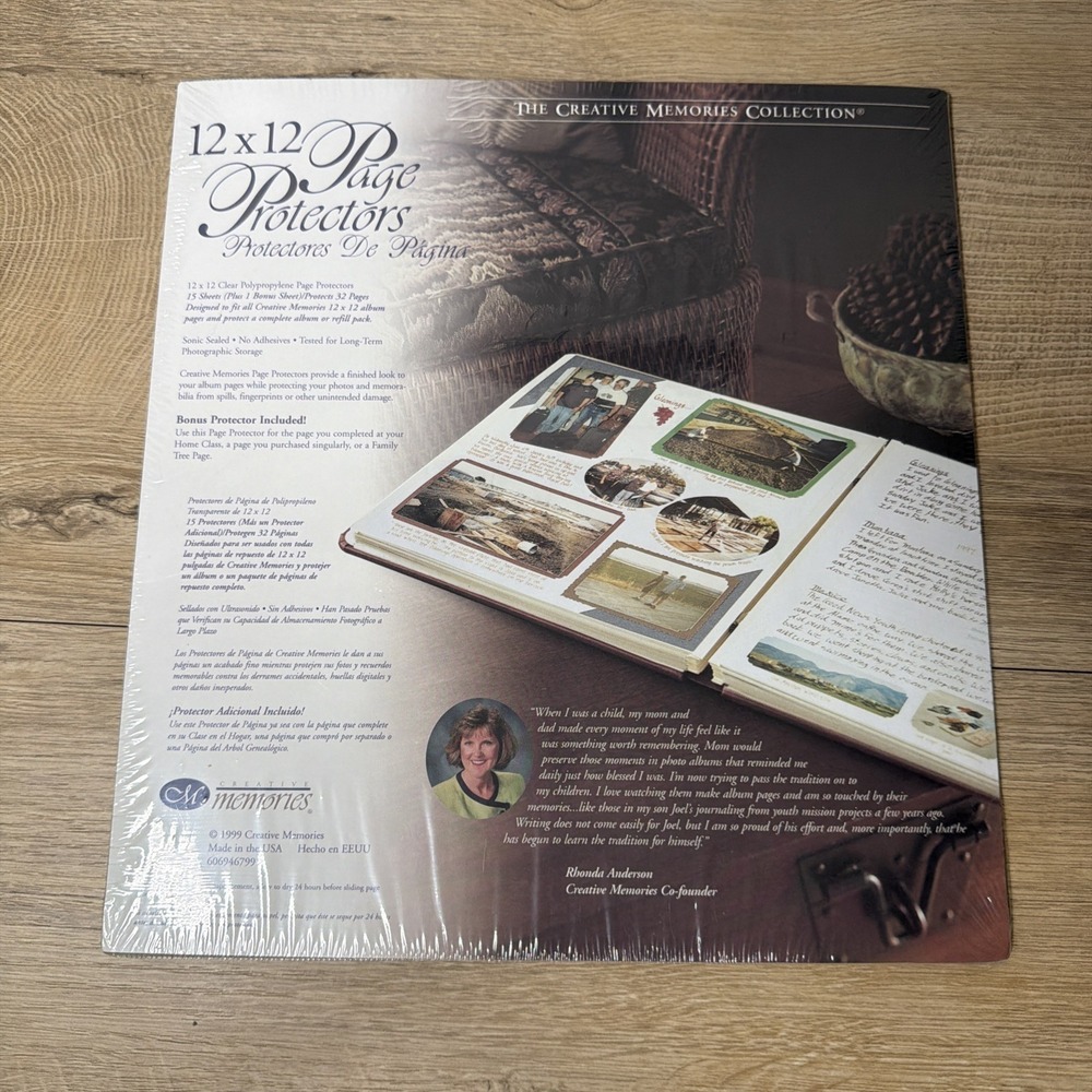 Creative Memories 12x12 Page Protectors Scrapbook Memory Album Craft Supplies